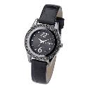 Oasis Ladies' Black Strap Watch