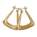 9ct Gold Handbag Creole Earrings