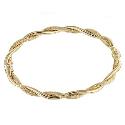 9ct Yellow Gold Twist Bracelet