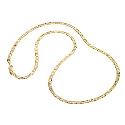 9ct Yellow 18" Gold Figaro Anchor Chain