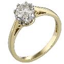 18ct Gold Three Quarter Carat Diamond Solitaire Ring