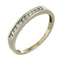 18ct Gold 0.15 Carat Diamond Eternity Ring