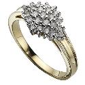 9ct Gold 1/4 Carat Ring