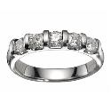 9ct White Gold Diamond Eternity Ring