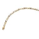 9ct Gold Cubic Zirconia 7.25"" Bracelet