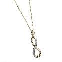 9ct Gold Diamond Pendant