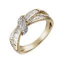 9ct Yellow Gold Half Carat Diaond Eternity Ring