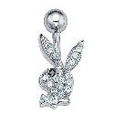 Playboy Crystal Belly Bar