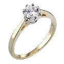 9ct Gold Cubic Zirconia Ring