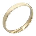 9ct Yellow Gold 3mm Wedding Ring