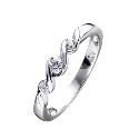 9ct White Gold Diamond Ring