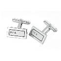 Hot Diamonds Matt and Polished Silver Cufflinks