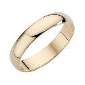 18ct Yellow Gold  Extra Heavyweight Wedding 4mm Ring