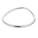 Hot Diamonds Wave Silver Bangle