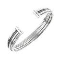 Hot Diamonds Men's Line Silver Bangle