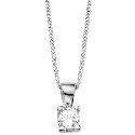 18ct White Gold 1/4 Carat Forever Diamonds Pendant