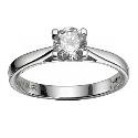 Platinum 1/2 Carat Forever Diamonds Ring