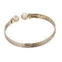 9ct Three Tone Gold Torque Bangle