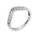 Ladies' 18ct White Gold 0.20 Carat Diamond Set Ring