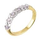 18ct Two Colour Gold Third Carat Diamond Ring