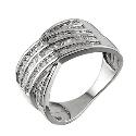 9ct White Gold Half Carat Diamond Eternity Ring