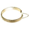 9ct Rolled Gold Engraved Bracelet