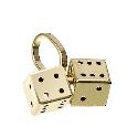 9ct Gold Dice Charm