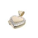 9ct Gold Heart Locket Charm