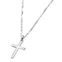 Sterling Silver Plain Cross Pendant