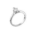 18ct White Gold 0.50 Carat Marquise Cut Diamond Ring