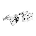 Men's Feather Hallmarks Cufflinks