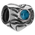 Chamilia - sterling silver March birthstone bead