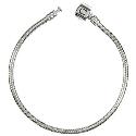 Chamilia silver snap bracelet 20cm or 7.9"