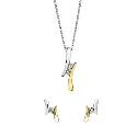 9ct Yellow Gold Cubic Zirconia Pendant