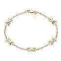 9ct Yellow Gold Kiss Bracelet