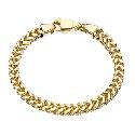 9ct Yellow Gold Large Cube Bracelet