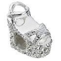 Truth Sterling Silver - Crystal Shoe Bead