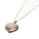 9ct Gold Diamond Set 18mm Heart Locket