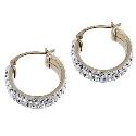 Evoke 9ct Yellow Gold Small Creole Earrings 15mm