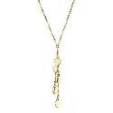 9ct Yellow Gold 5 Heart Drop Necklace