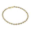 9ct Yellow Gold 8" Rope Bracelet