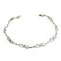 9ct Yellow Gold Cubic Zirconia Bracelet