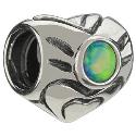 Chamilia - sterling silver October birthstones bead