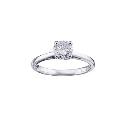 18ct White Gold 3/4 Carat Certificated Diamond Ring