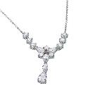 Sterling Silver Cubic Zirconia Necklace