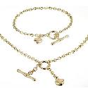 9ct Gold Necklace & Bracelet