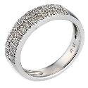 9ct white gold 15pt diamond eternity ring