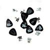 Planet Waves Guitar Picks - JS Signature Picks - 10-Pack JS Picks - Black - Medium