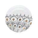 Peacock Motif Porcelain Bowls