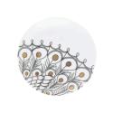 Peacock Motif Tea Plates